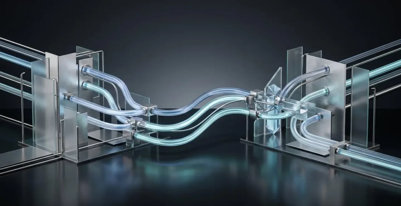 Visualisation symbolique de l'automatisation des flux de données comptables