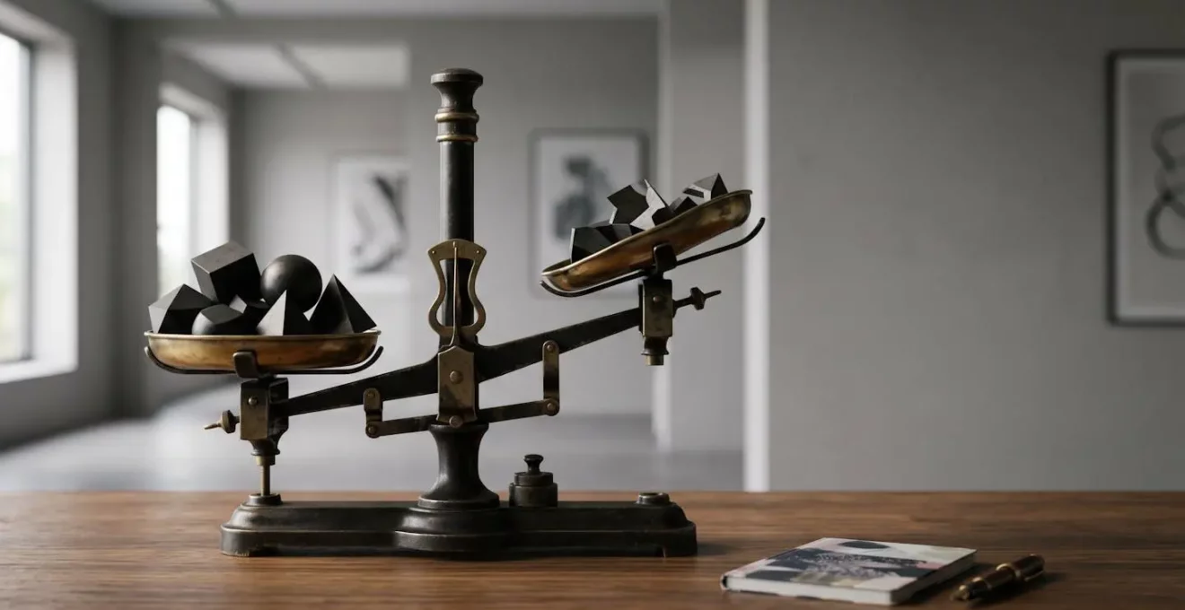 Balance symbolique illustrant le piège des indicateurs de performance transformés en objectifs