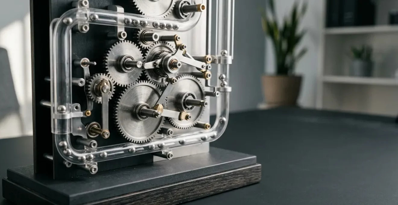 Représentation visuelle d'un système de vente B2B structuré et performant