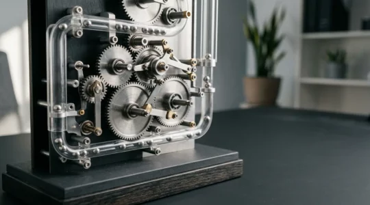 Représentation visuelle d'un système de vente B2B structuré et performant