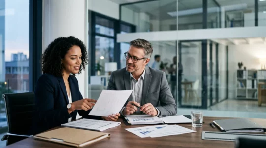 Concept de solvabilité et confiance financière entre entrepreneur et partenaires bancaires